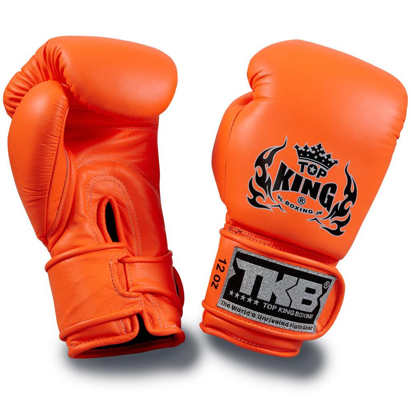 Top King Neon Orange“双锁”拳击手套
