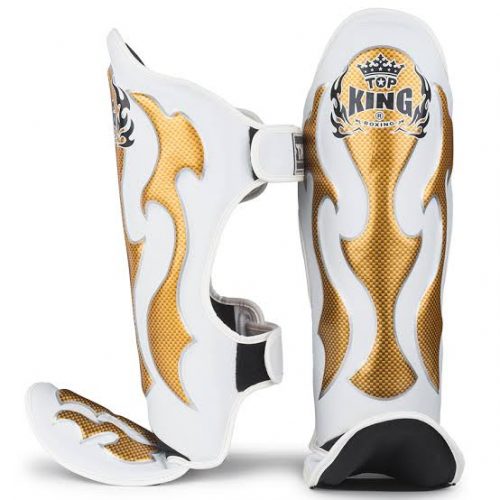 Top King White / Gold "Empower" 护腿